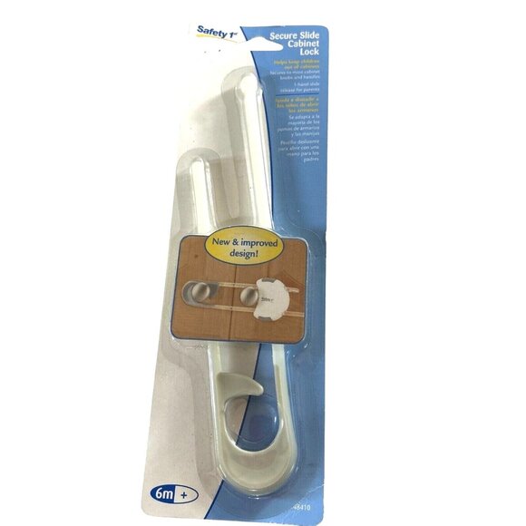 Safety 1st Childrens Safety Lock Secure Slide Cabinet Lock 9" New - Picture 1 of 3
